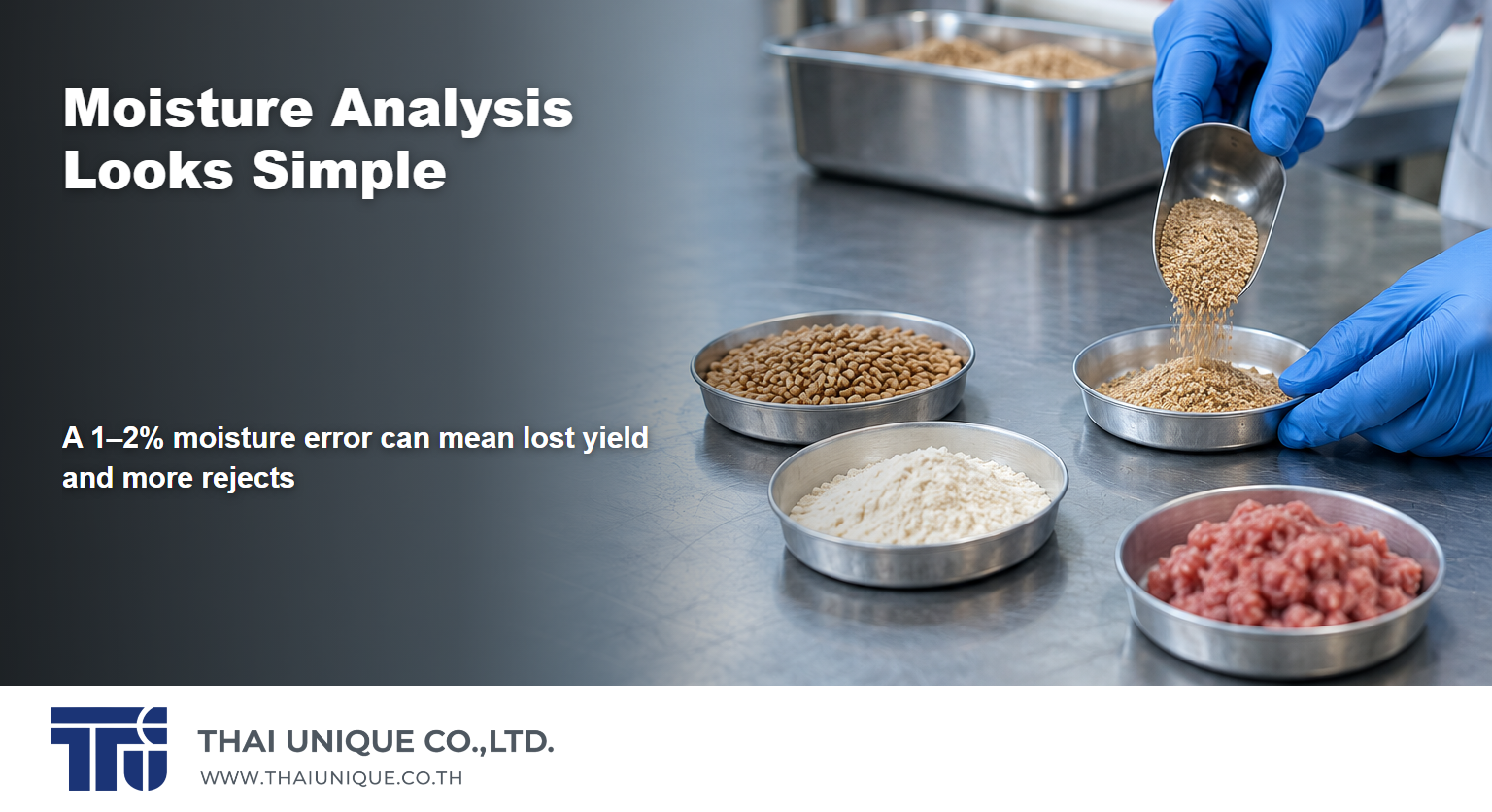 Moisture Analysis Looks Simple… but It Can Give Inaccurate Results Without You Noticing