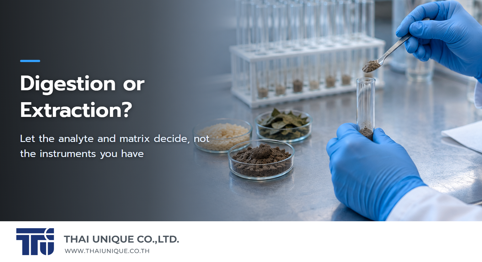 Sample Preparation for Analysis: How to Choose Digestion and Extraction Methods for Consistent Results