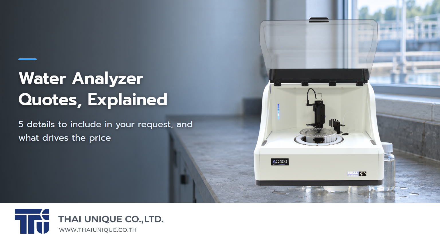Requesting a Quote for an Automated Water Analyzer: What to Provide and Why Prices Differ